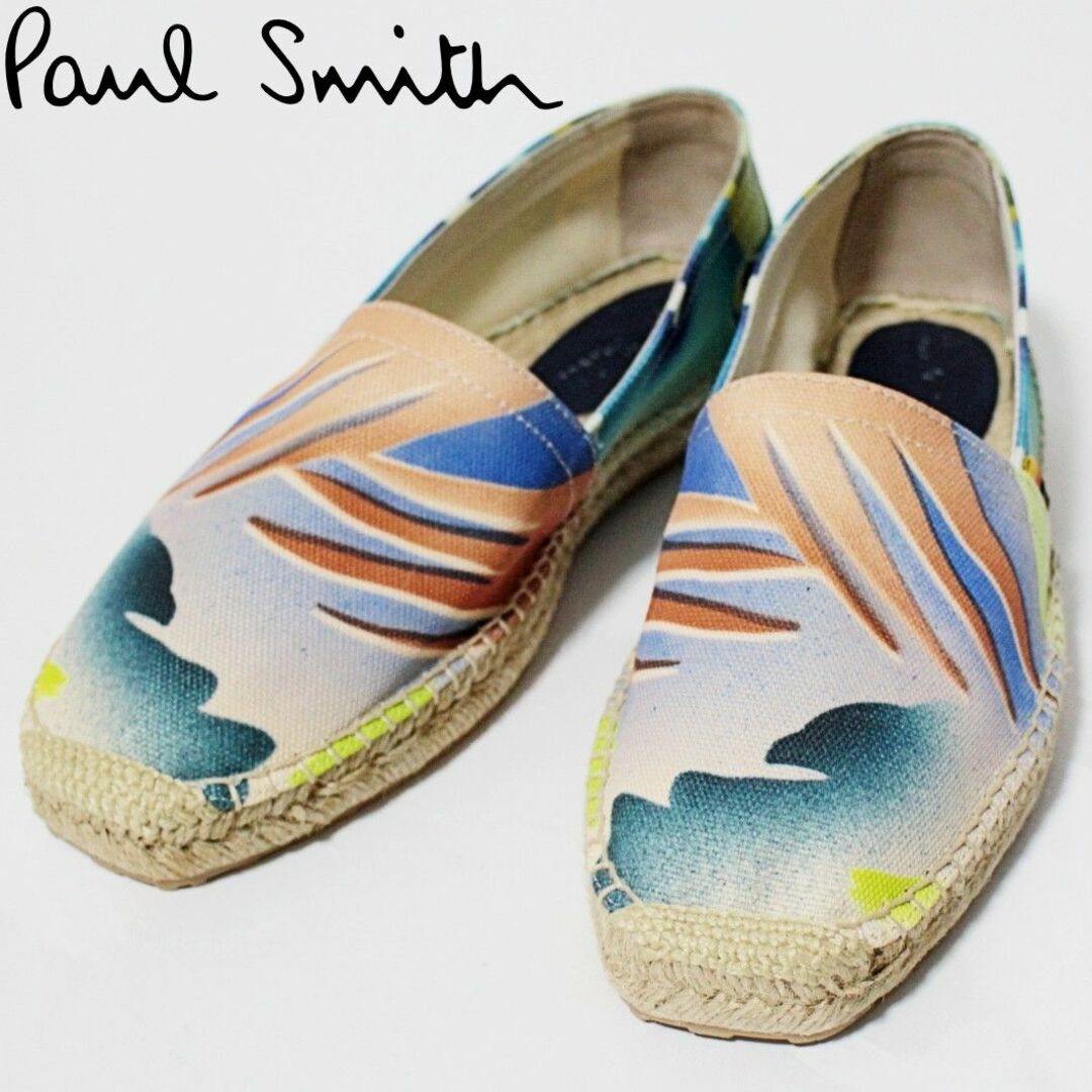 Paul Smith(ポールスミス)の新品 ポールスミス 訳有 限定品 オリジナルプリント スリッポン 25.5㎝相当 メンズの靴/シューズ(スリッポン/モカシン)の商品写真