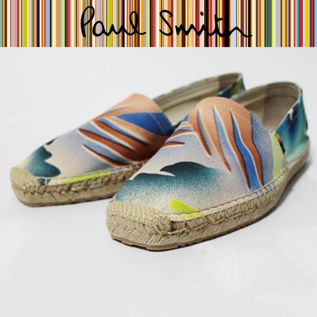 Paul Smith(ポールスミス)の新品 ポールスミス 訳有 限定品 オリジナルプリント スリッポン 25.5㎝相当 メンズの靴/シューズ(スリッポン/モカシン)の商品写真