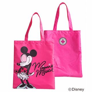 ディズニー(Disney)の新品【Disney】2WAYリバーシブルトートバッグ《ミニー》ピンク系(トートバッグ)