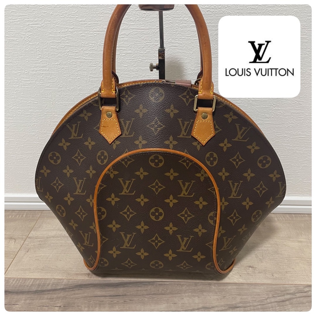 LOUIS VUITTON エリプスMM ハンドバッグ モノグラム ブラウン