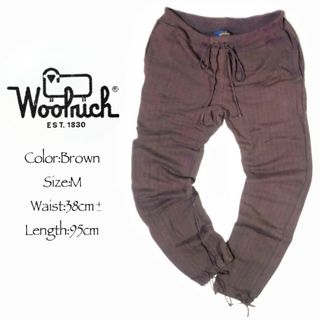 ウールリッチ(WOOLRICH)の太リブ模様*裾紐絞り*ジョガーパンツ(カジュアルパンツ)