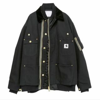 sacai - 希少 sacai Gジャン MA-1 mix ハイブリッド ピンク ジャケット ...