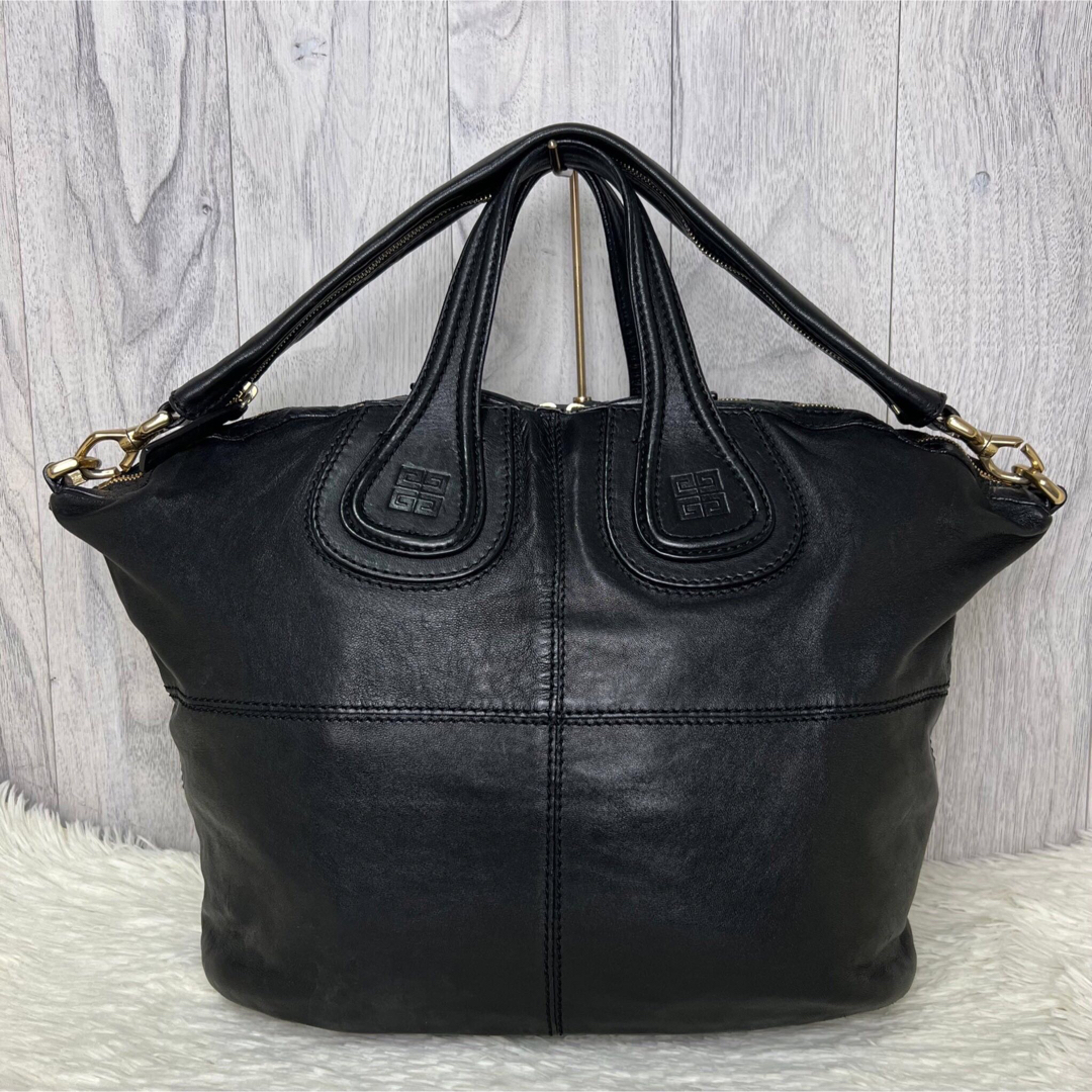 GIVENCHY - 美品♡保存袋付♡A4可♡ジバンシー レザー 2way ショルダー ...