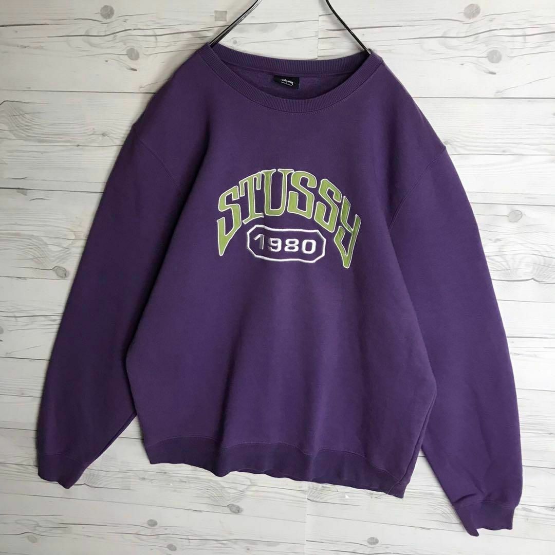 STUSSY(ステューシー)の【即完売モデルL】ステューシー スウェット 刺繍ロゴ ビッグロゴ 希少 入手困難 その他のその他(その他)の商品写真