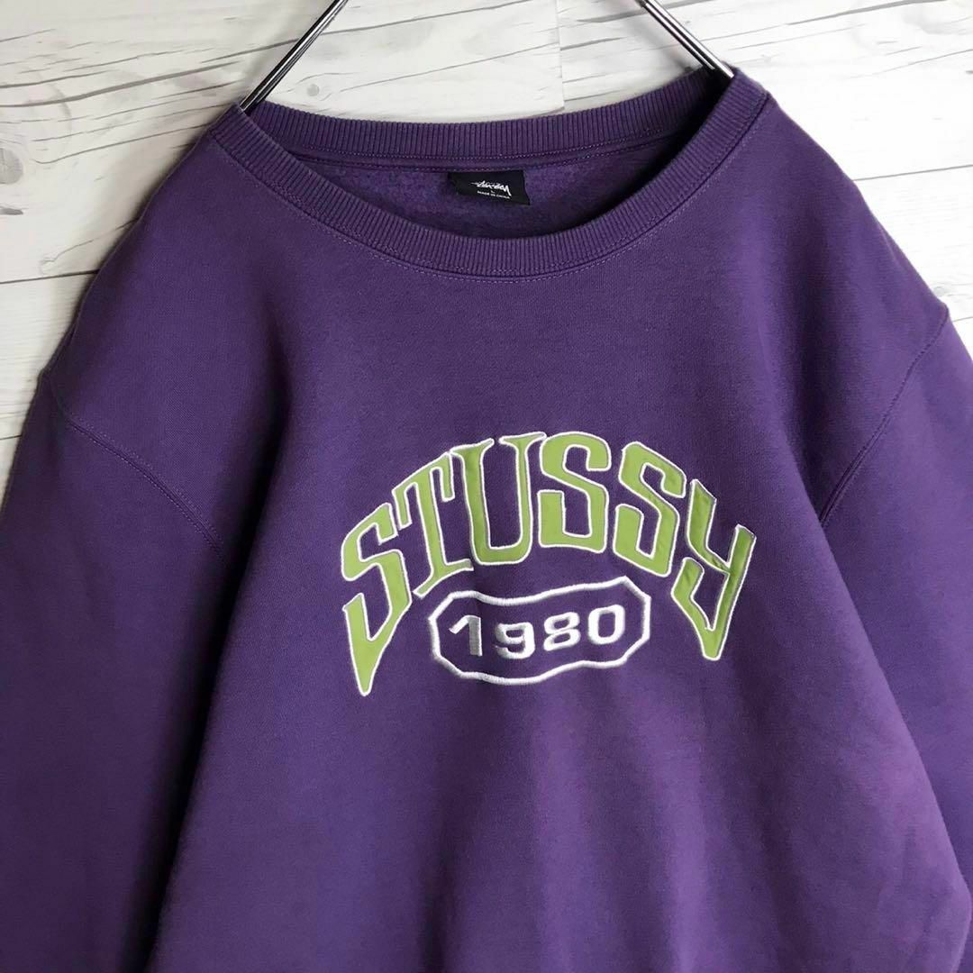 STUSSY(ステューシー)の【即完売モデルL】ステューシー スウェット 刺繍ロゴ ビッグロゴ 希少 入手困難 その他のその他(その他)の商品写真