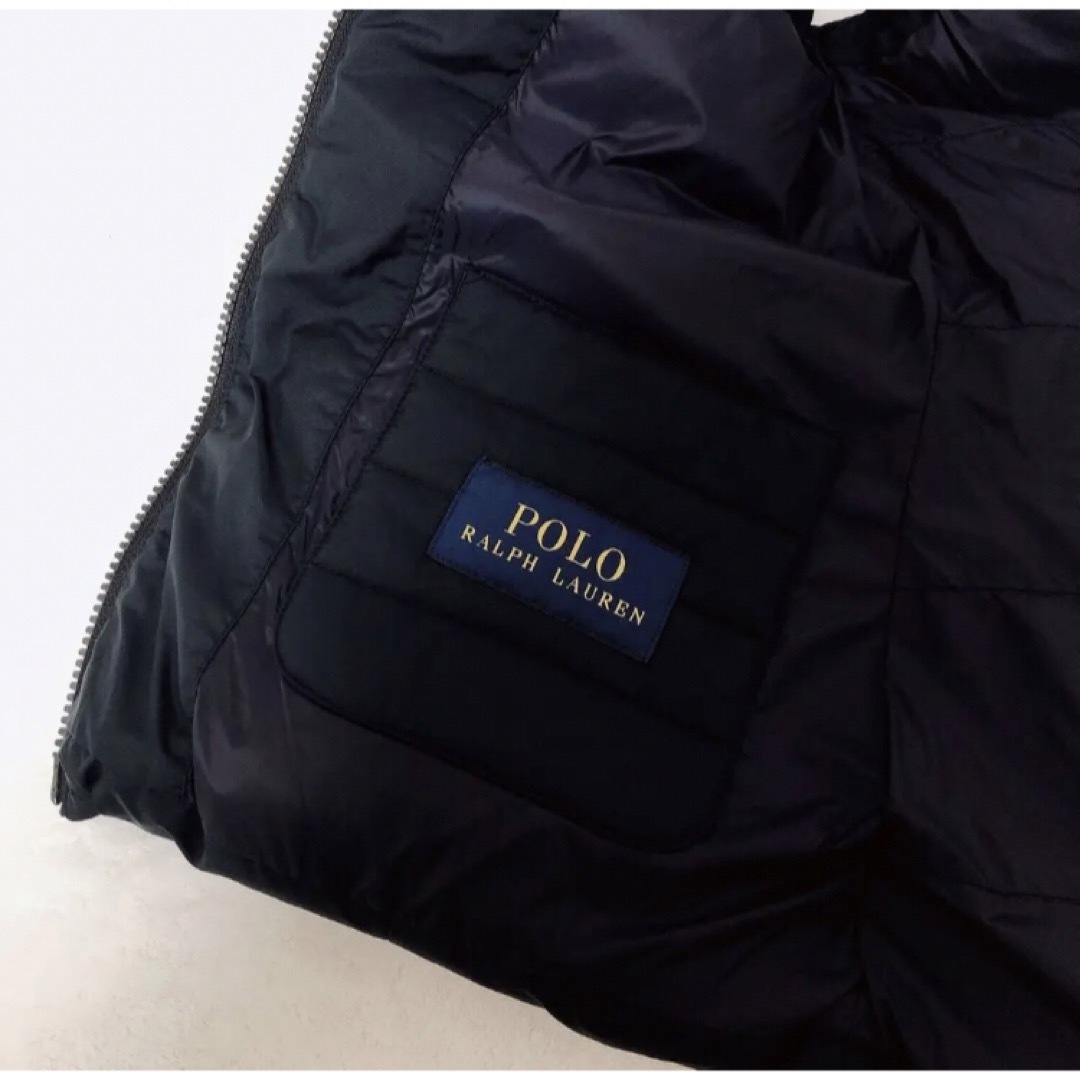 RALPH LAURENラルフローレン ジップ ベスト ダウン ジャケット XS