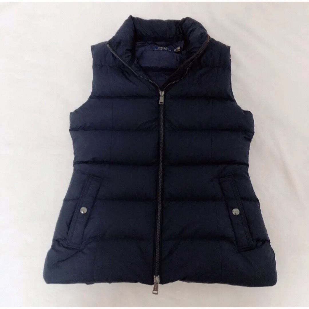 RALPH LAURENラルフローレン ジップ ベスト ダウン ジャケット XS