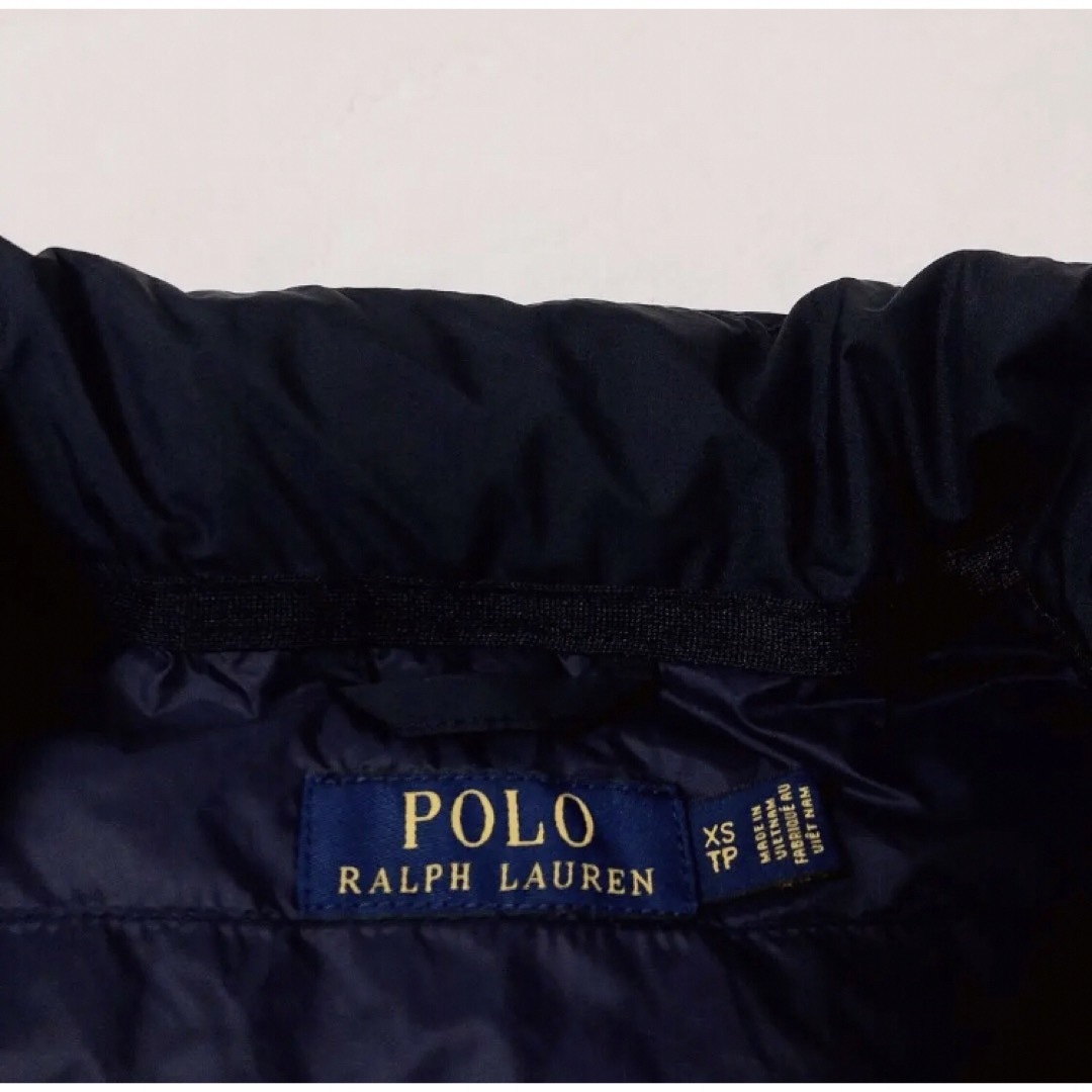 RALPH LAURENラルフローレン ジップ ベスト ダウン ジャケット XS