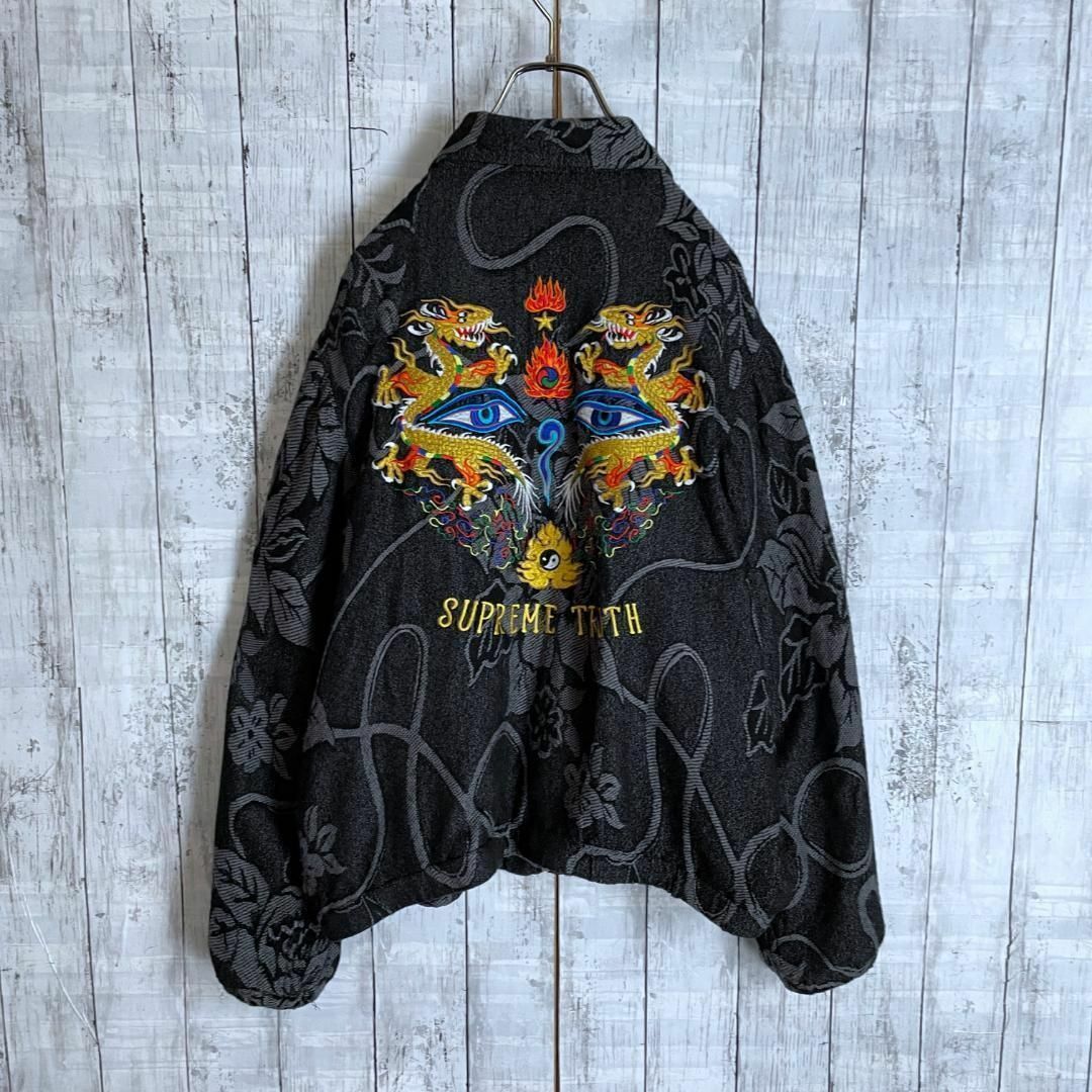 【バック刺繍☆ドラゴン】シュプリーム ライトジャケット入手困難総柄