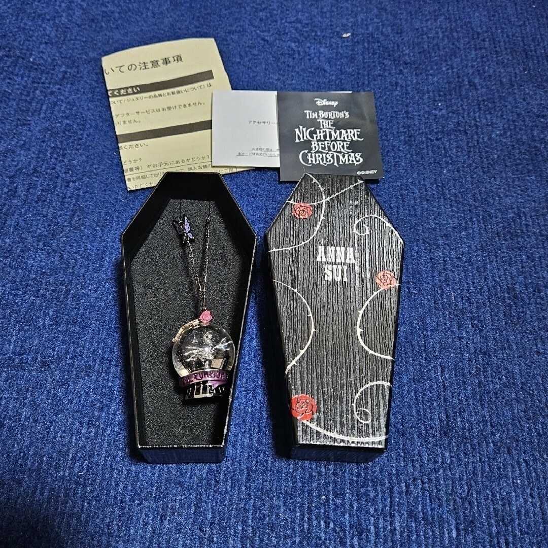 ANNA SUI ネックレス ドーム型 ジャック ディズニー ナイトメアビフォア
