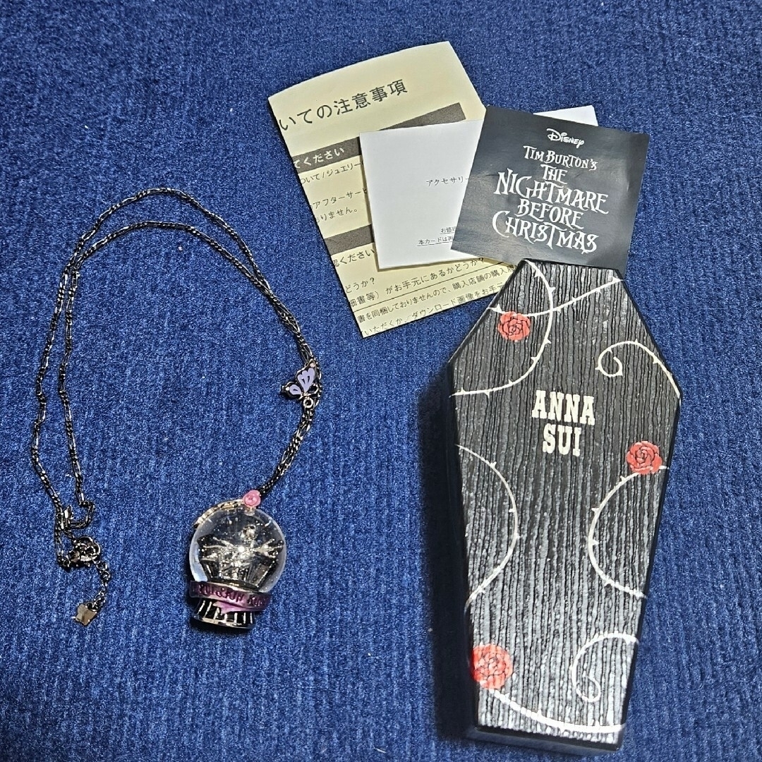 ANNA SUI ネックレス ドーム型 ジャック ディズニー ナイトメアビフォア