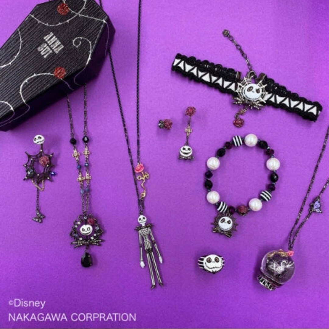 ANNA SUI ネックレス ドーム型 ジャック ディズニー ナイトメアビフォア