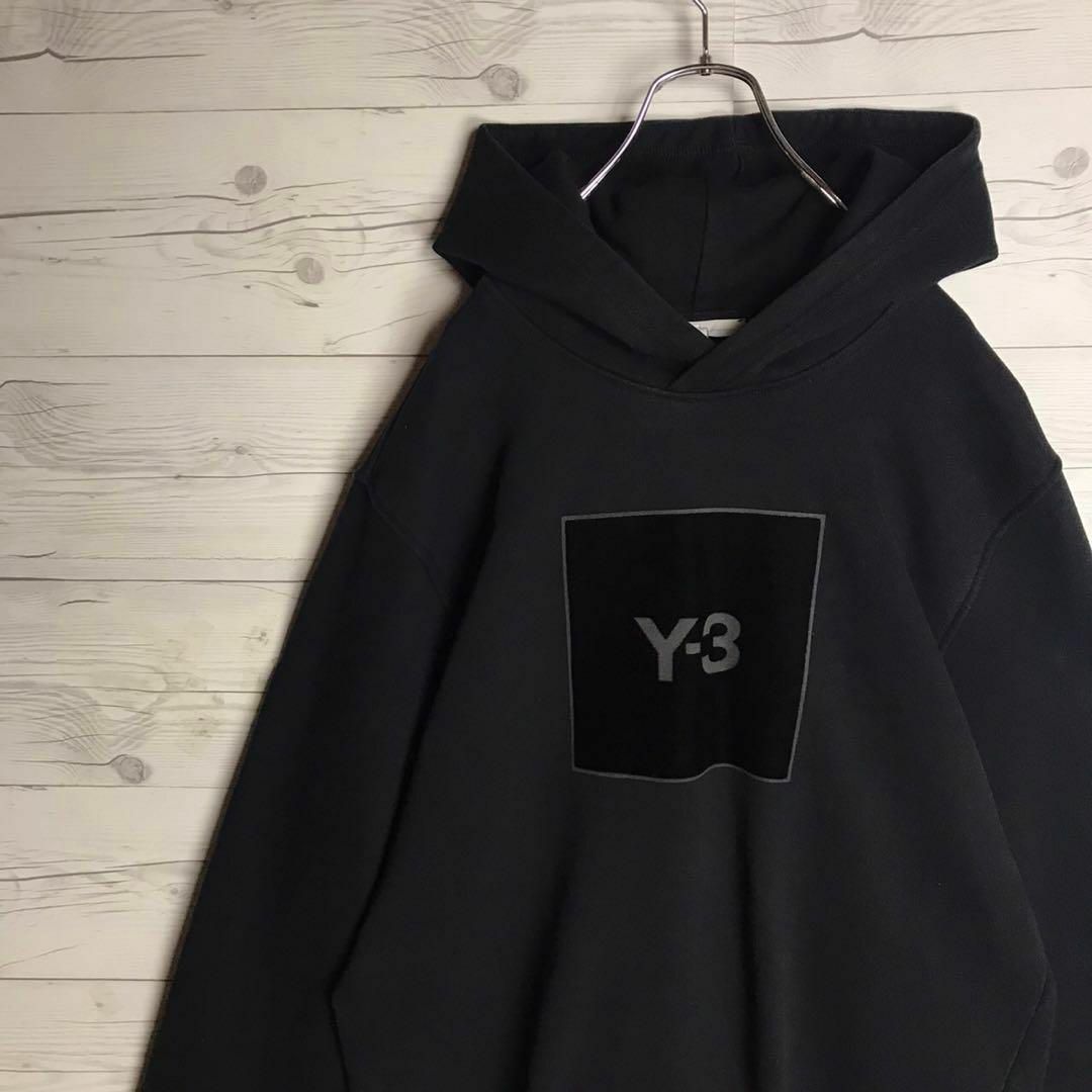 【即完売モデルL】Y-3 刺繍ロゴ ビッグロゴ 即完売 入手困難 パーカー