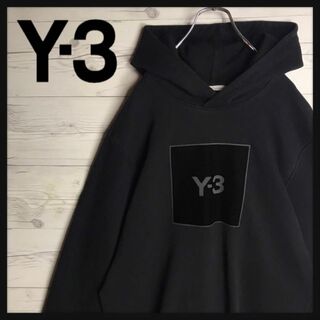 ワンポイント【☆20周年ロゴ　フーディー☆】Y-3  パーカー　ブラック　XL