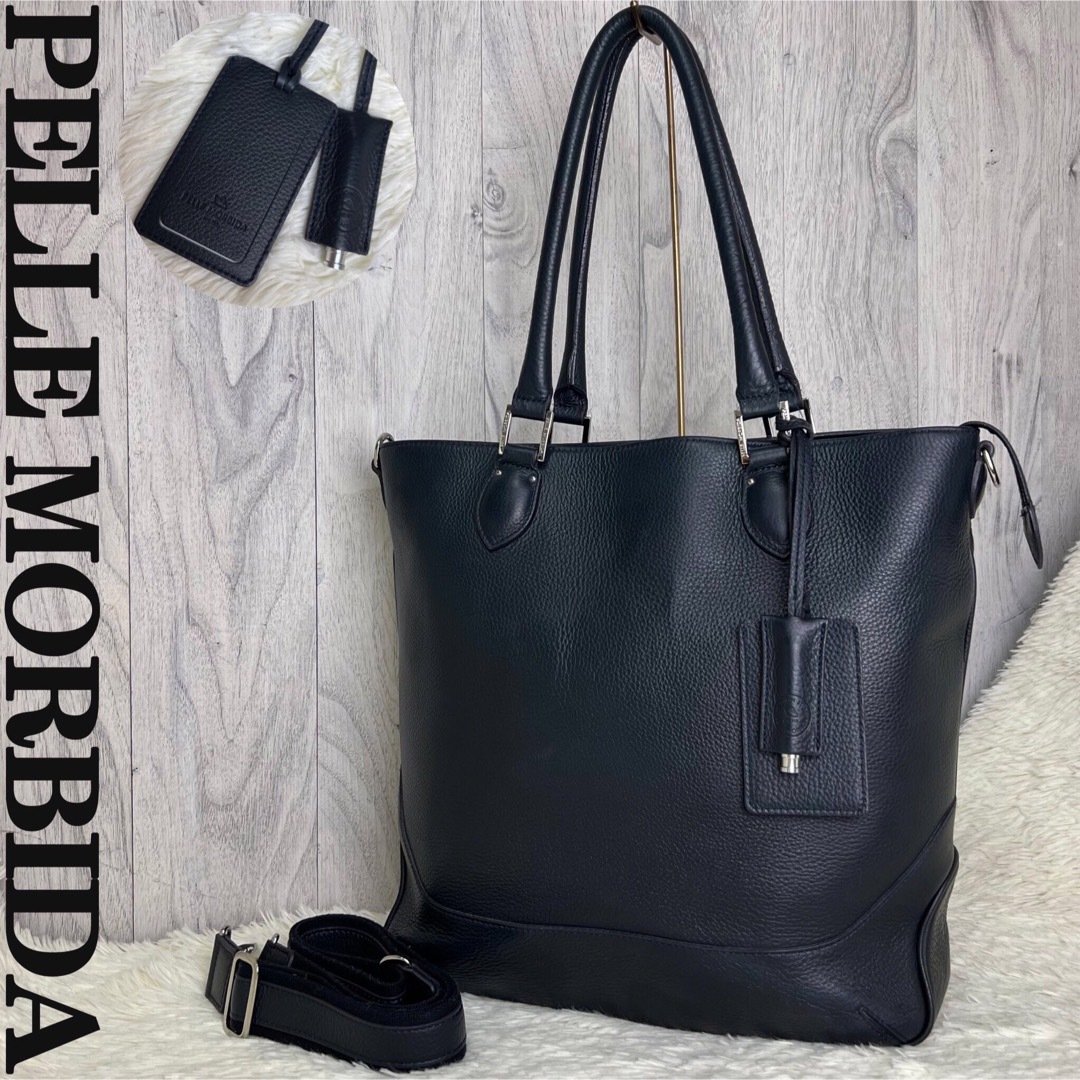 PELLE MORBIDA   美品♡A4可♡シュリンクレザー♡ペッレモルビダ 2way