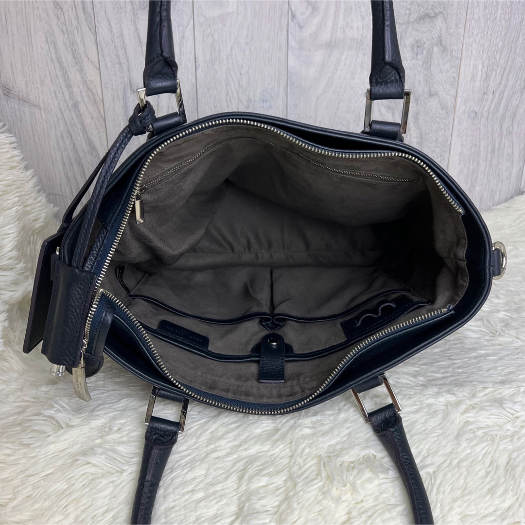 美品♡A4可♡シュリンクレザー♡ペッレモルビダ 2way ビジネス トート