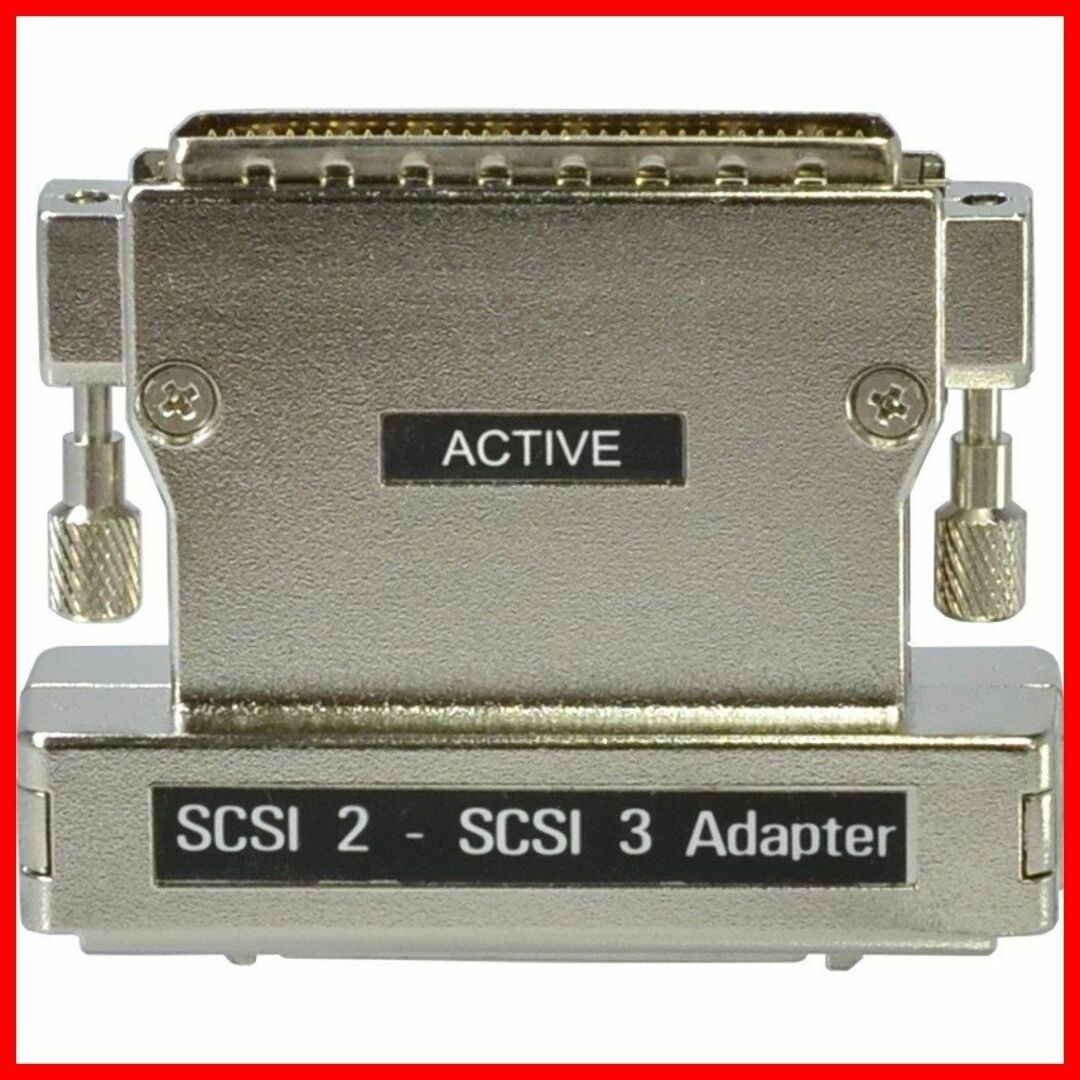 新着商品アクロス SCSI変換アダプタ 内蔵終端使用 ハイピッチ68Pオス- 2
