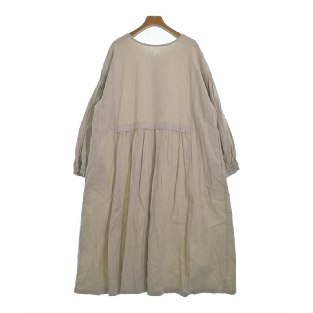 nest Robe - nest robe ネストローブ ワンピース F ベージュ 【古着