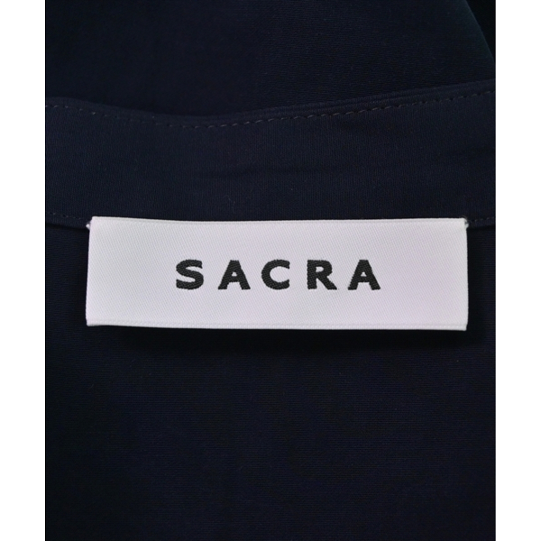 SACRA サクラ カジュアルシャツ 38(M位) 紺 2