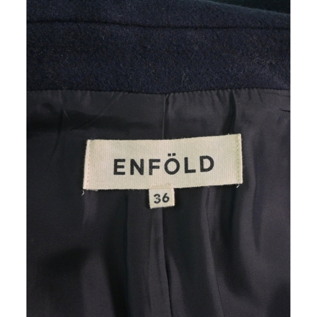 ENFOLD エンフォルド チェスターコート 36(S位) 紺 【古着】【中古】