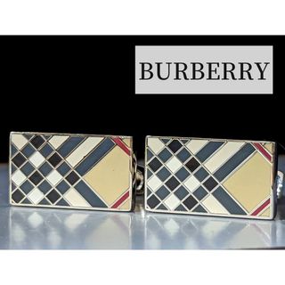 バーバリー(BURBERRY)の◆BURBERRY カフス　チェック　No.839(カフリンクス)