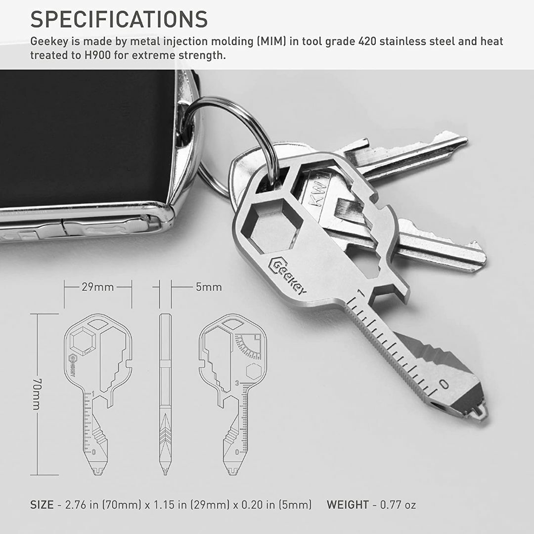 Geekey　Kaz's　by　マルチツール　Multi-Tool【メーカー正規品】の通販　shop｜ラクマ