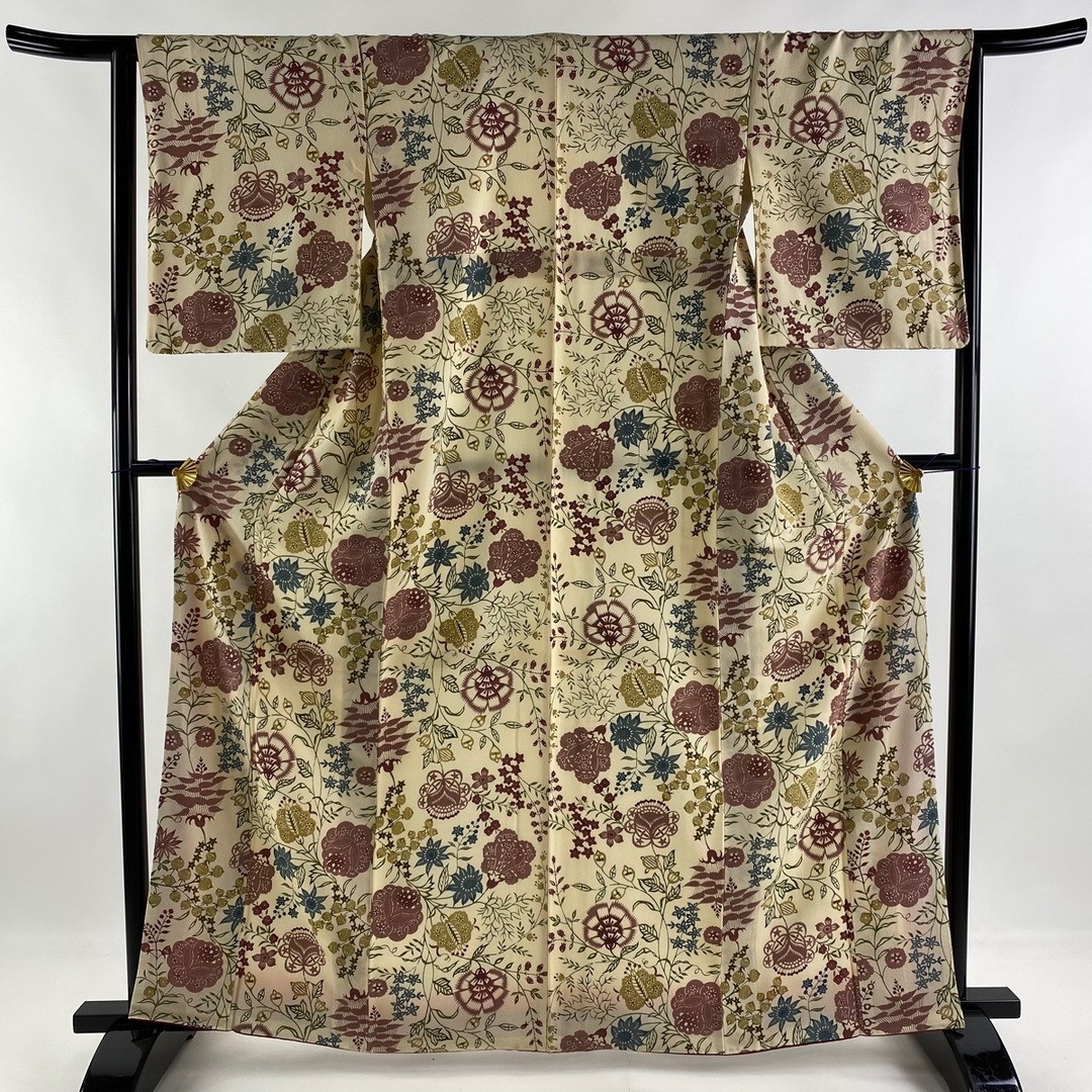 小紋 身丈163cm 裄丈64cm 正絹 美品 秀品 【中古】の通販 by バイセル ...