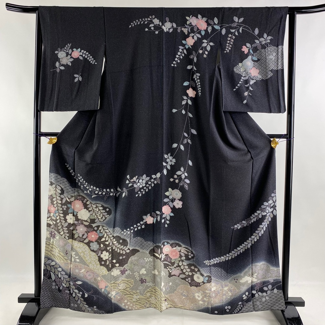 訪問着 身丈163cm 裄丈64cm 正絹 美品 秀品 - 着物 振袖 身丈163cm 裄丈64cm 正絹 美品 名品