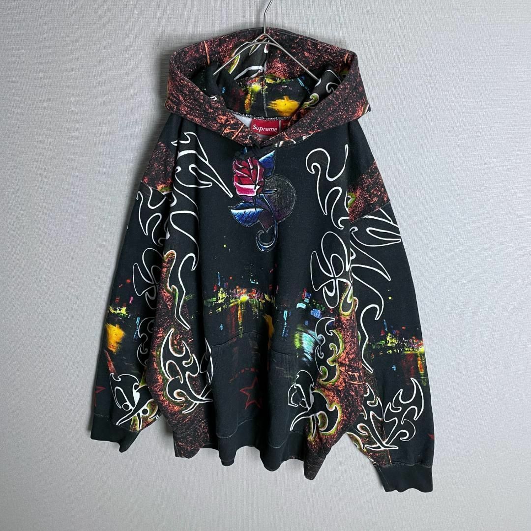 【希少フレイム☆入手困難☆即完売モデル】シュプリーム パーカー大人気