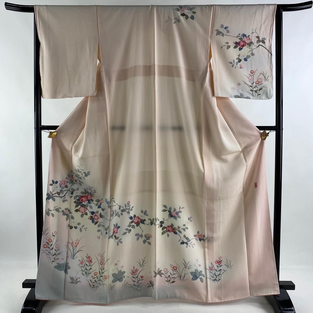 男着物 身丈145.5cm 裄丈65.5cm 正絹 美品 秀品 【中古】の+