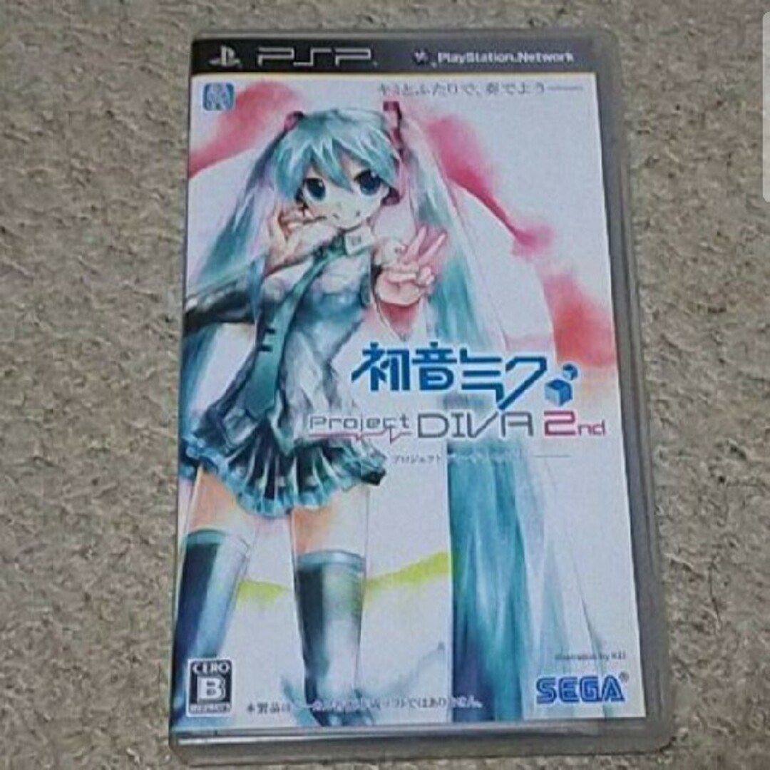 PlayStation3(プレイステーション3)のPSP『初音ミク -Project DIVA- 2nd』セガゲームス エンタメ/ホビーのゲームソフト/ゲーム機本体(携帯用ゲームソフト)の商品写真