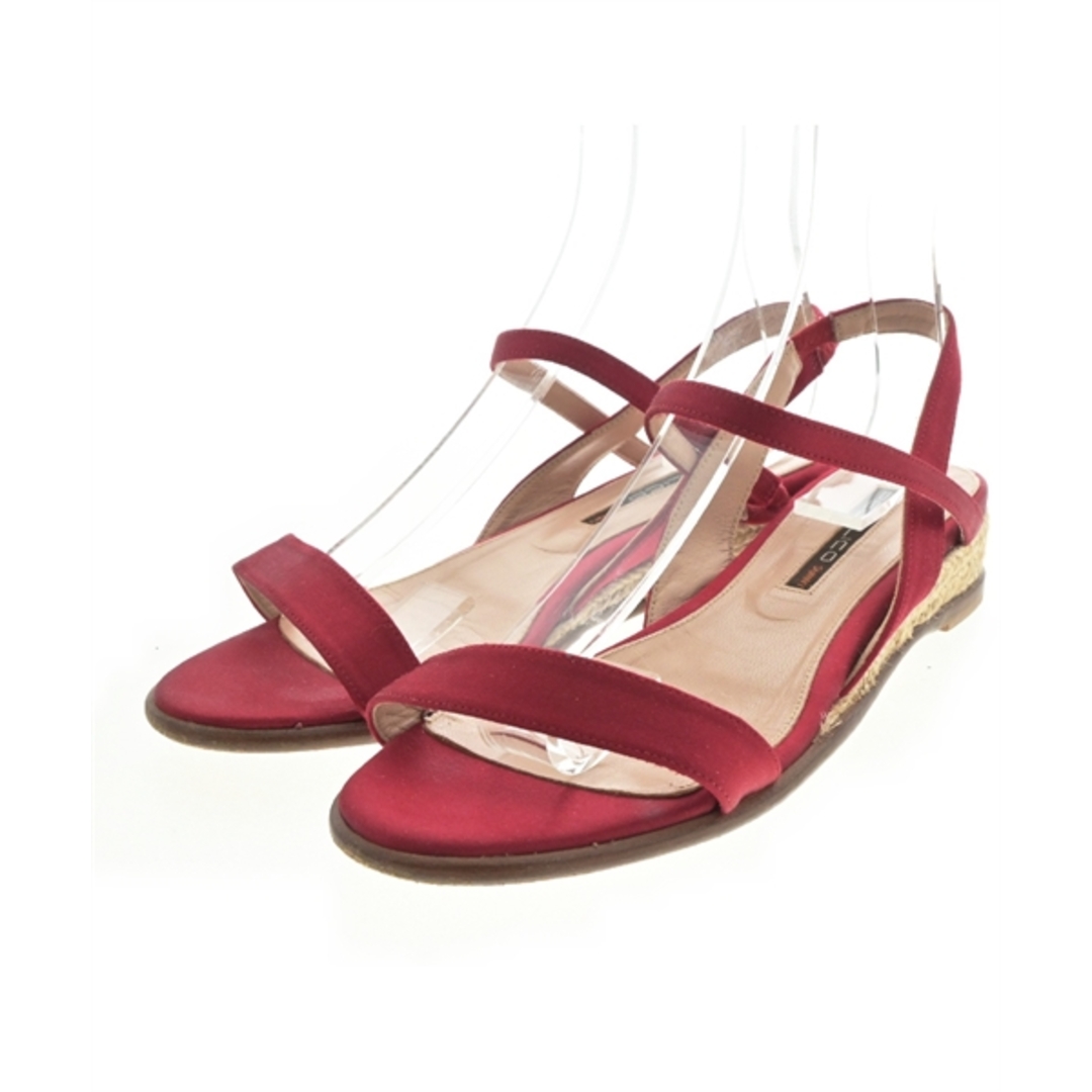 PELLICO - PELLICO ペリーコ サンダル 38(25cm位) 赤 【古着】【中古