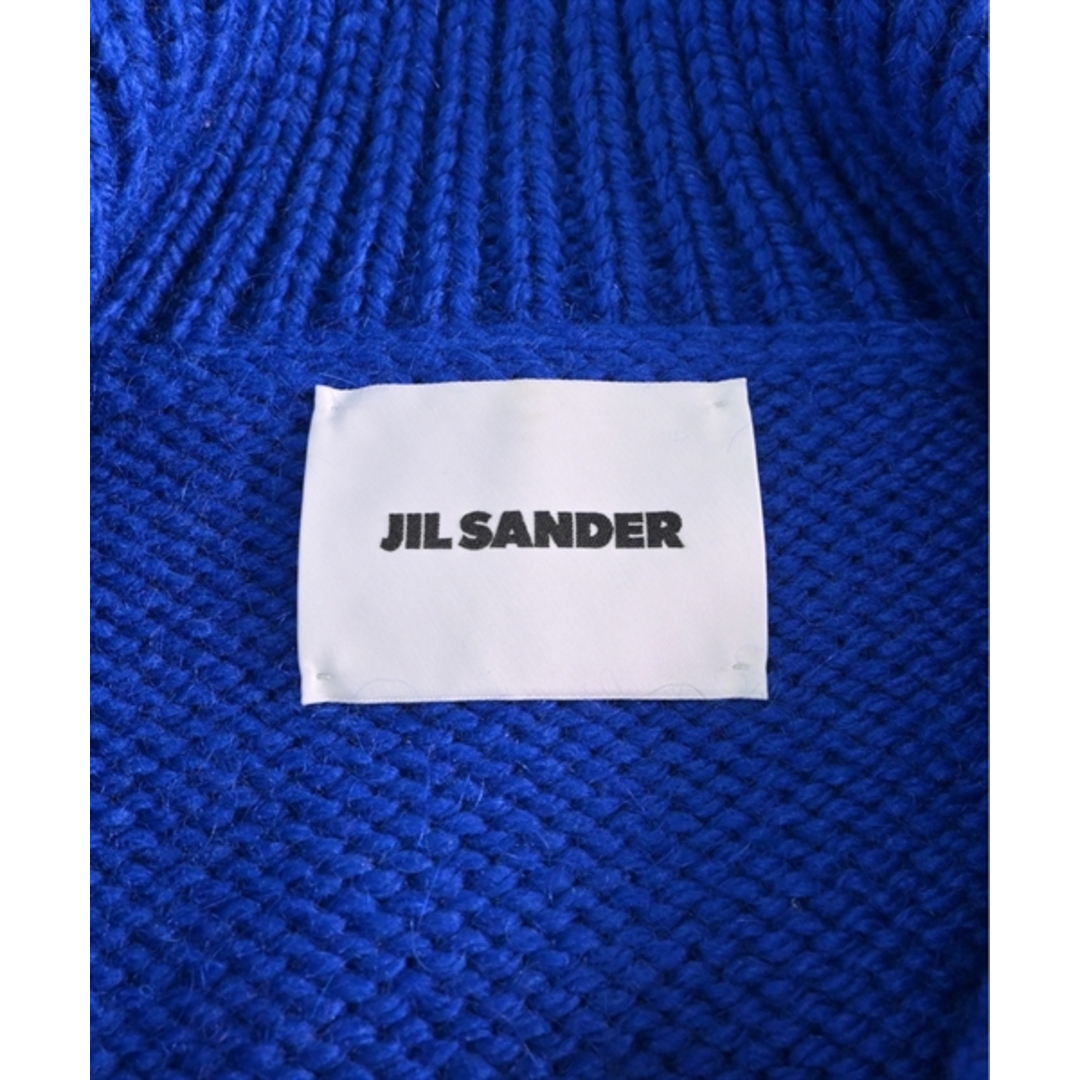 JIL SANDER ジルサンダー カーディガン 46(M位) 青x黒