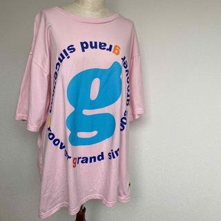groover grand  グルーバーグランド　ピンク　tシャツ 3L(Tシャツ/カットソー(半袖/袖なし))