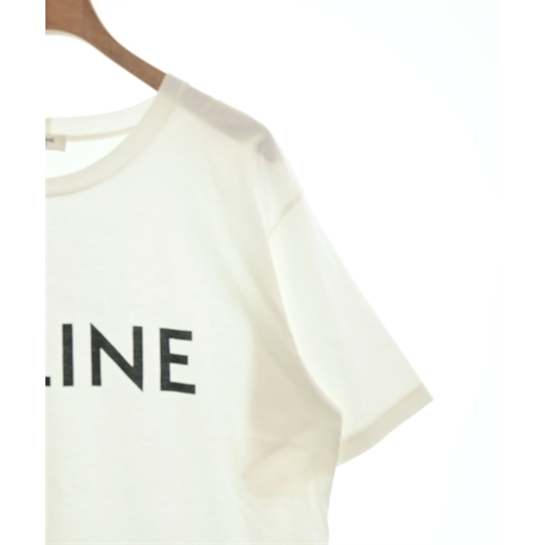 CELINE セリーヌ Tシャツ・カットソー S 白 【古着】【中古】