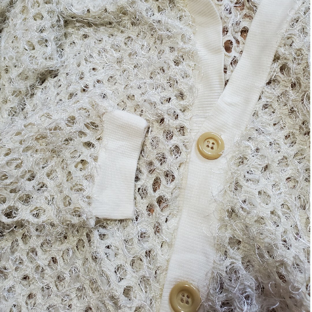 お洒落な透かし羽織り物* レディースのトップス(カーディガン)の商品写真