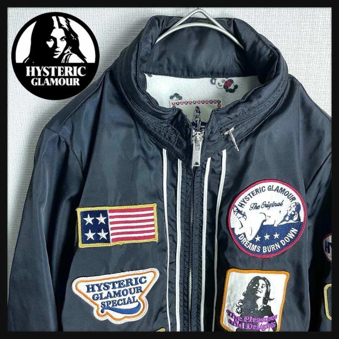 HYSTERIC GLAMOUR ミリタリー ジャケット モナリザ ワッペン