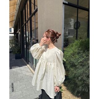 acka peplum volume blouse アクセサリーポーチ セット(シャツ/ブラウス(長袖/七分))