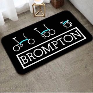 ブロンプトン(BROMPTON)のブロンプトン　マット　水色フレーム　Brompton mat 折り畳み自転車(その他)