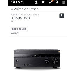 SONY - SONY STR-DN1070 AVアンプ 7.1ch 動作確認済み