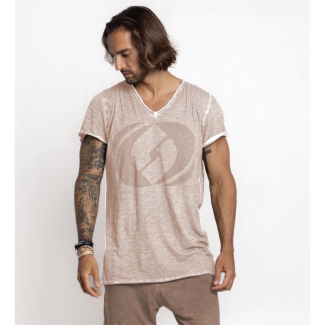 サルセーション salsation 新品Tシャツ ライトブラウン XSサイズ-