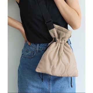 コカ(coca)のcoca キルティンク巾着ショルダーBAG(ショルダーバッグ)