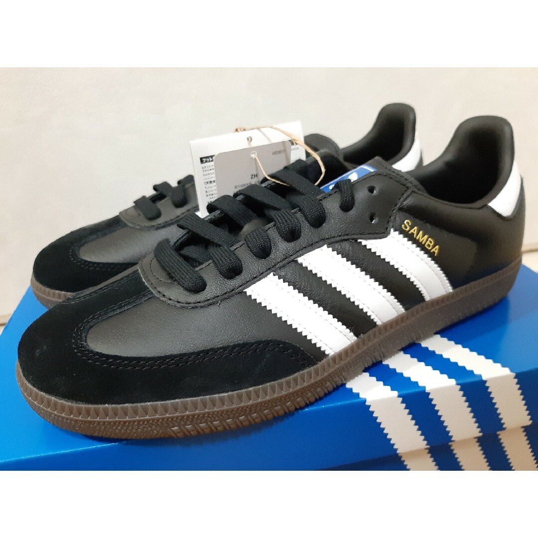 25cm adidas Samba OG Black White Gum