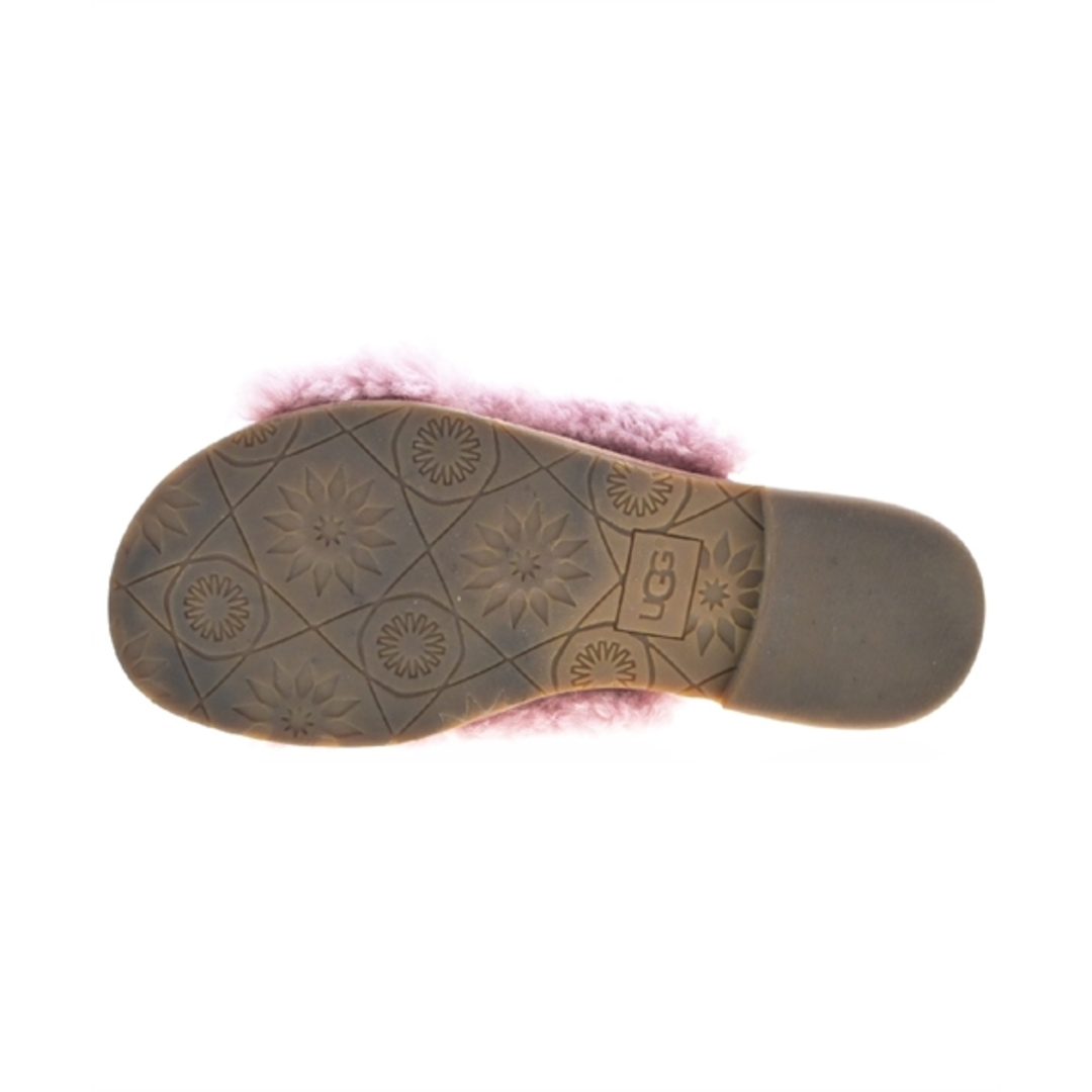 UGG(アグ)のUGG アグ サンダル 22cm ピンク 【古着】【中古】 レディースの靴/シューズ(サンダル)の商品写真