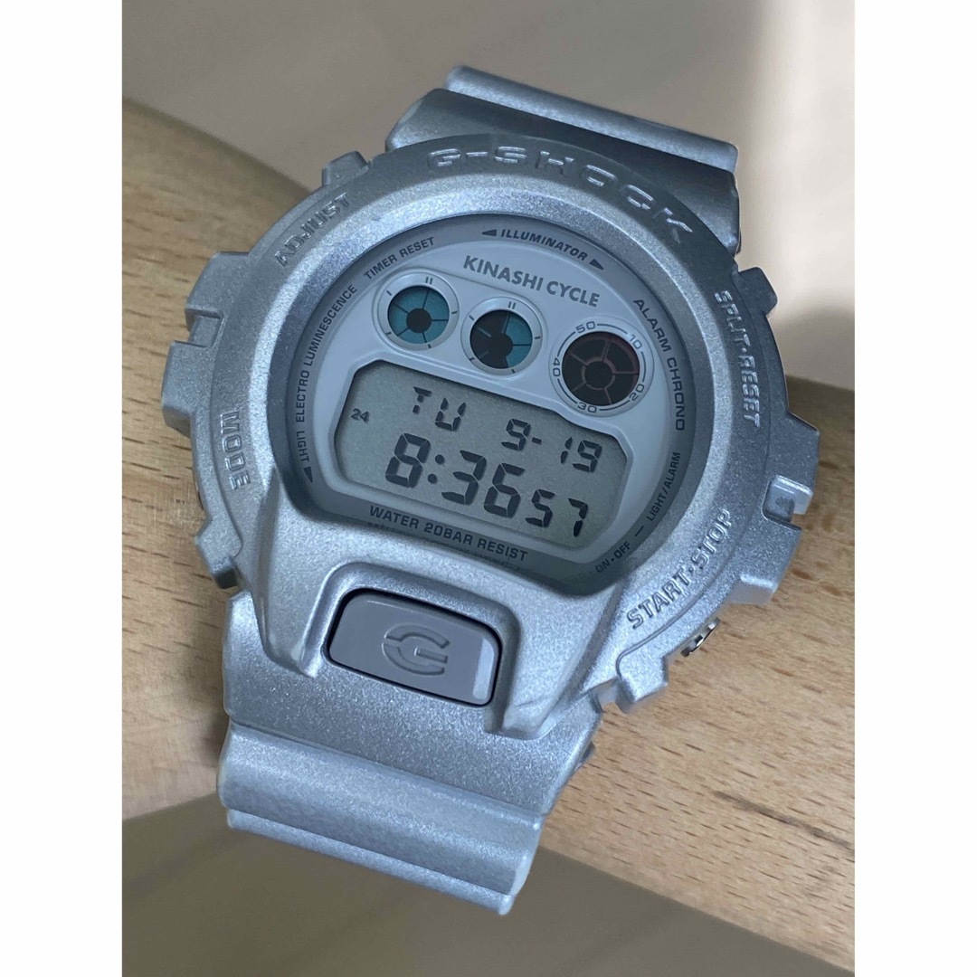 限定/G-SHOCK/木梨サイクル/時計/コラボ/DW-6900/シルバー/別注