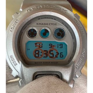 ジーショック(G-SHOCK)の限定/G-SHOCK/木梨サイクル/時計/コラボ/DW-6900/シルバー/別注(腕時計(デジタル))