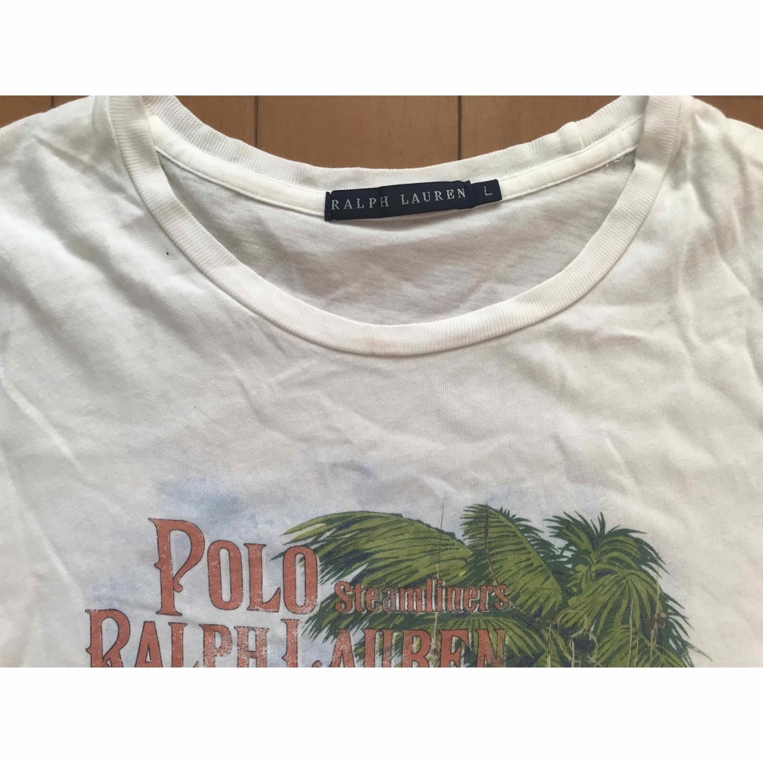 POLO RALPH LAUREN(ポロラルフローレン)の値下げ Ralph Lauren プリントTee Ladies L レディースのトップス(Tシャツ(半袖/袖なし))の商品写真