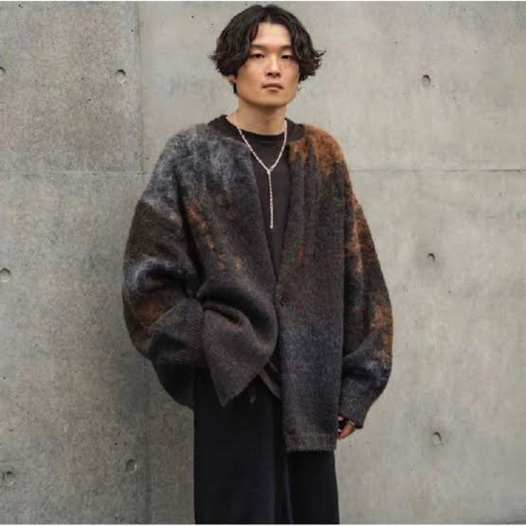 amachi. Rainy Pattern Knit Cardigan サイズ6