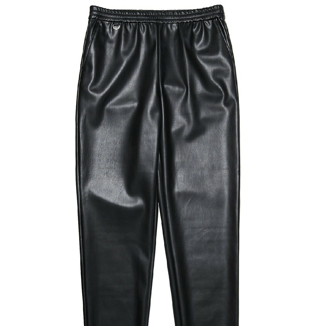 22aw ue「SUSTAINABLE LEATHER EASY PANTS」