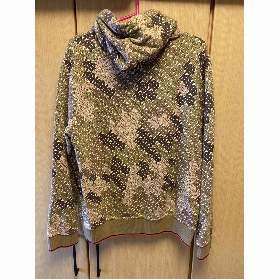 正規 21SS BURBERRY バーバリー 迷彩 TB ロゴ パーカー